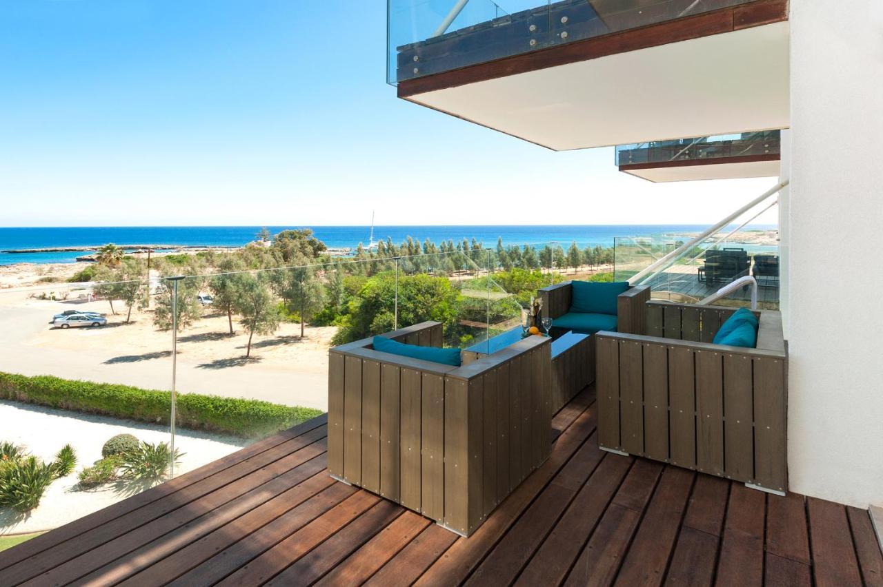 Apartment Marina - Beachfront Протарас Экстерьер фото