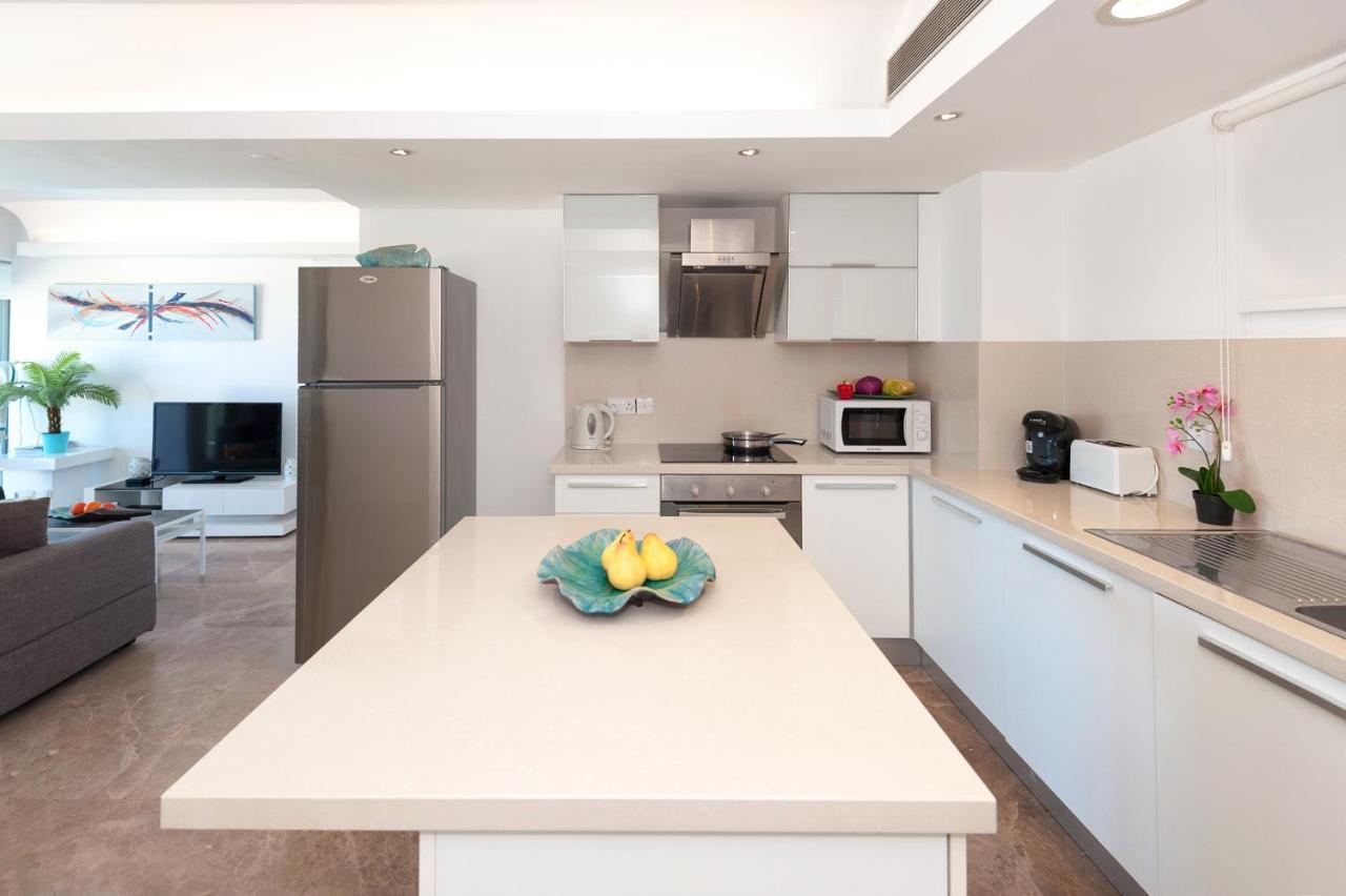 Apartment Marina - Beachfront Протарас Экстерьер фото