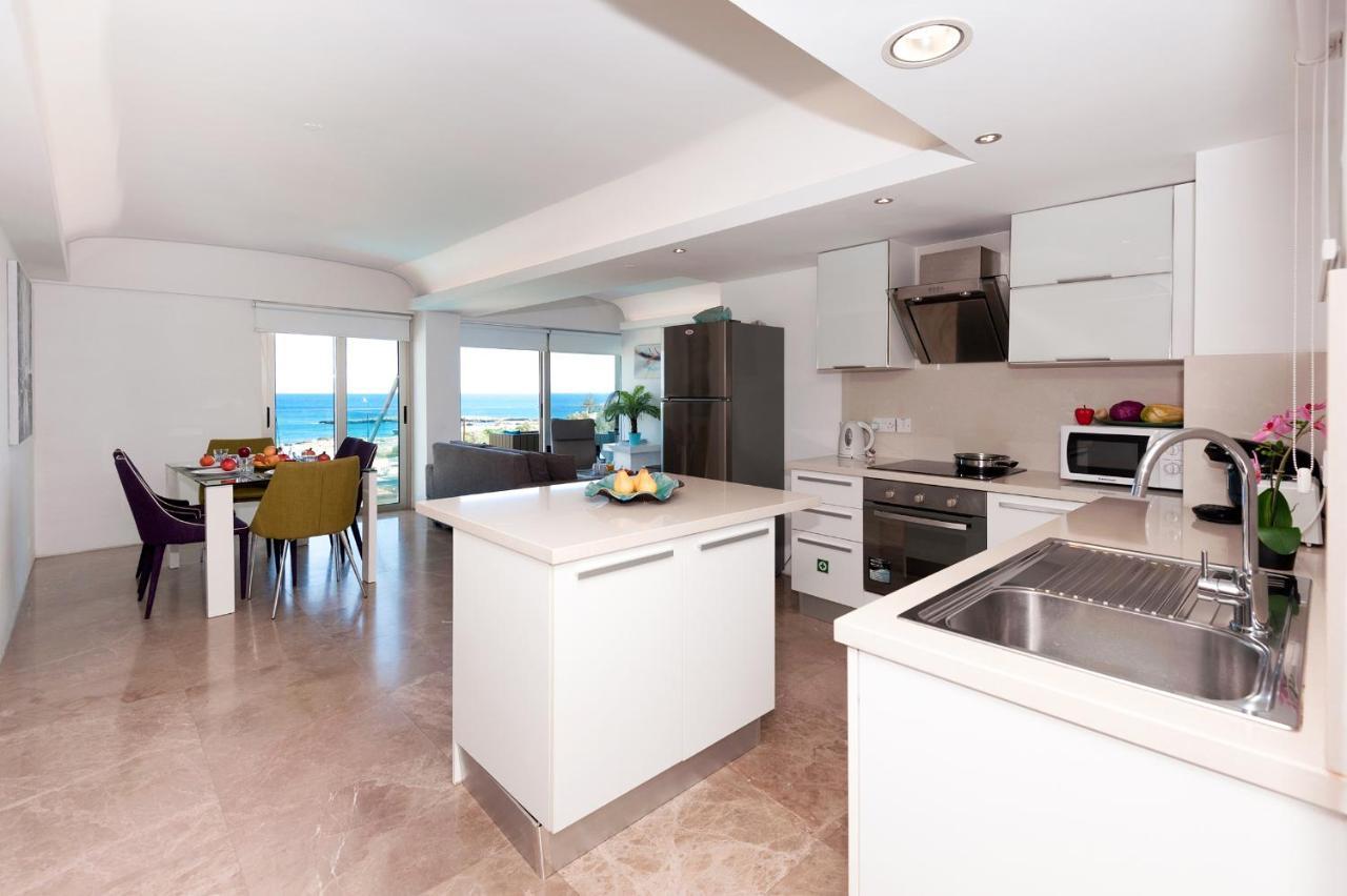 Apartment Marina - Beachfront Протарас Экстерьер фото