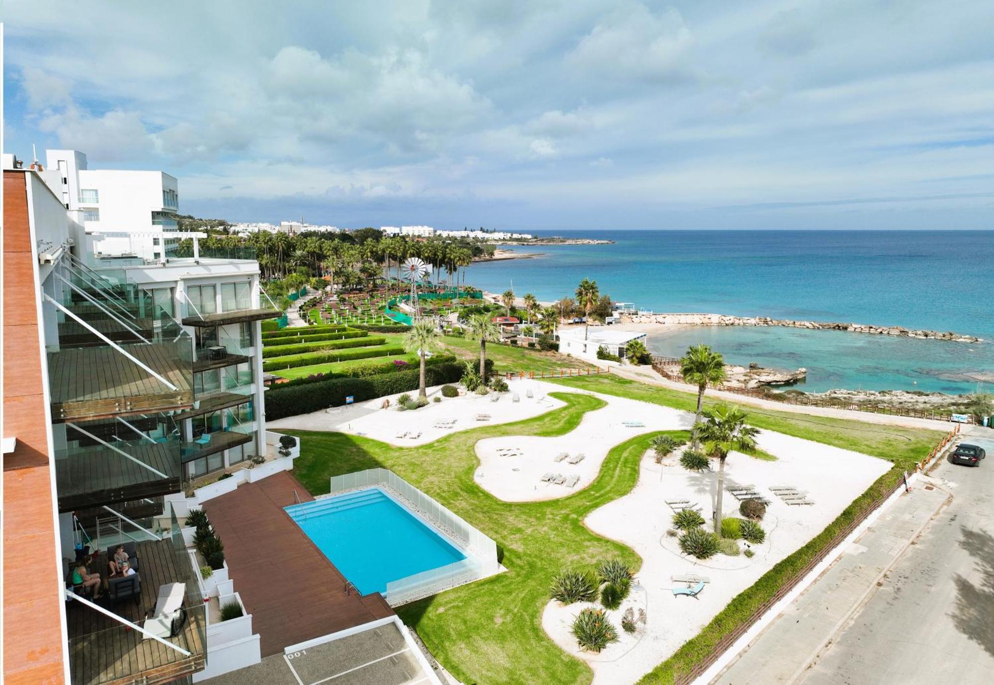 Apartment Marina - Beachfront Протарас Экстерьер фото